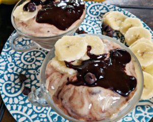 Banana and chocolate