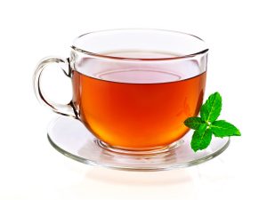 Cup of tea with mint